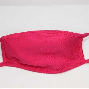 Hot Pink Face Mask With Filter Pocket